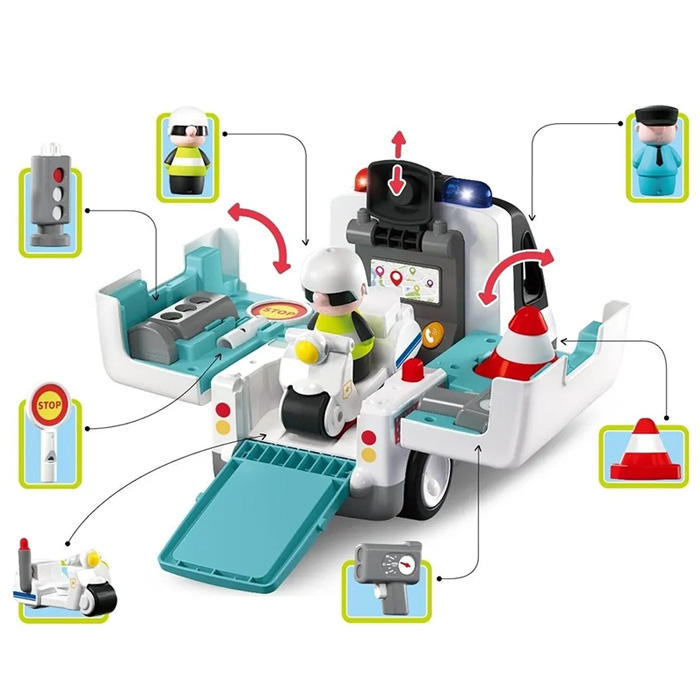 ماشین پلیس هولا تویز - Image 2